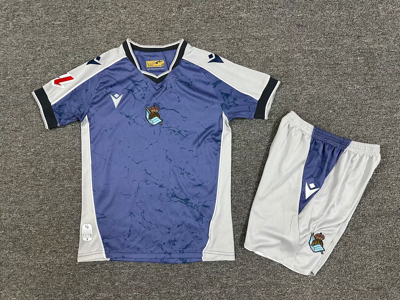 Kids-Real Sociedad 25/26 Away Navy Blue Soccer Jersey